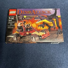 LEGO Dino Attack 7474 Urban Avenger vs. Raptor 100% Complete W/Box & Book