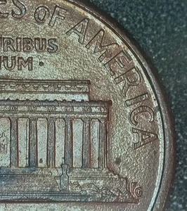 Wide AM 1998-P Lincoln Cent Wide AM Error Reverse - Picture 1 of 3