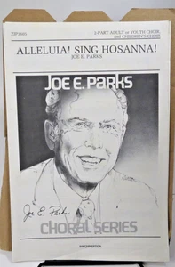 Allueluia! Sing Hosanna! VTG 2 Pt Adult or Youth/Children Choir Sheet Music 1980 - Picture 1 of 2