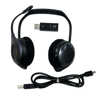 Logitech H760 Wireless Behind Neck USB Headset PC MAC - Image 1 of 4