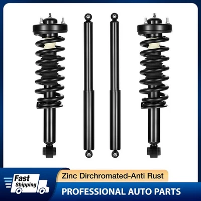 4pcs Front Rear Gas Shocks Struts Assembly For 2009-2013 Ford F150 F-150 4WD - Image 1 of 4