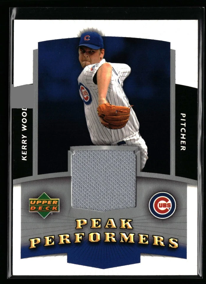 Kerry Wood 2004 Upper Deck #PP-KW Peak Performers Jerseys Game-Used Chicago Cubs - Image 1 of 2