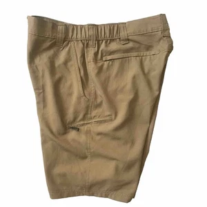 Wrangler Khaki Outdoor Performance Cargo Utility Active Shorts 112352662 Mens 34 - Picture 1 of 10