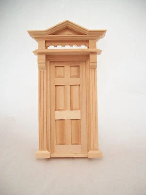 Half Scale 1:24 - Door Victorian  Dollhouse miniature wooden H6013 Houseworks G  - Image 1 of 3