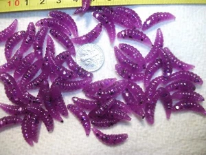 300-7/8"-crappie panfish-scent-grubs-soft plastic wax worms-jigs-maggots-spikes - Picture 1 of 6
