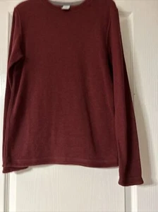 Class Club Boys Burgundy Thin Reversible Sweater Shirt Size 14/16 - Picture 1 of 2