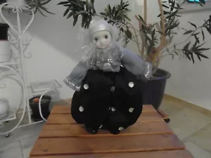 Harlekin Porzellanpuppe, Künstlerpuppe Sammelpuppe Super edel Geschenk - Bild 1 von 7