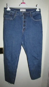 Damen blau Denim The Mom High Rise Jeans Größe 10, Abercrombie & Fitch Curve. - Bild 1 von 2