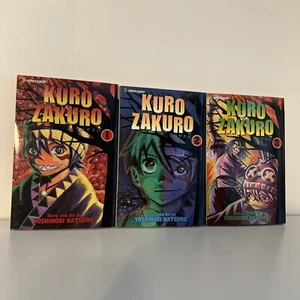 Kurozakuro Volume 1-3 Yoshinori Natsume English Manga Lot Of 3 Rare - Picture 1 of 5