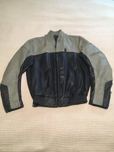 Vintage Mens BMW Motorrad Leather Motorcycle Racing Jacket Size US M UK 40 IT 50 - Bild 1 von 14