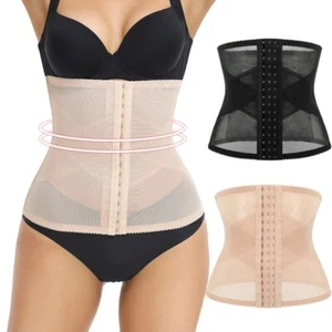 Women Body Shaper Waist Trainer Slim Girdle Weight Loss Sports Belt Shapewear US - Picture 1 of 13