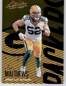 2018 Absolute Clay Matthews NFL PWE Base Card Packers #37 - Picture 1 of 2