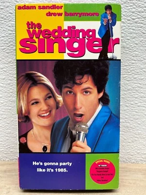Vtg 1998 The Wedding Singer VHS Movie With Adam Sandler & Drew Barrymore - Image 1 of 4