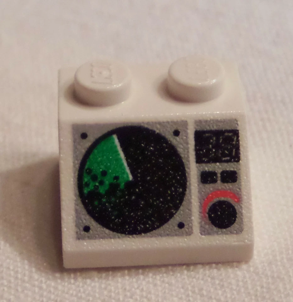 3039px5 Lego Stein 45° 2x2 Radar Bildschirm Knöpfe weiß white 4261941 - Bild 1 von 1