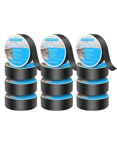Deck Joist Tape Deck Flashing Tape 2" x 50' Butyl Joist Tape 12 Rolls Black - Picture 1 of 6