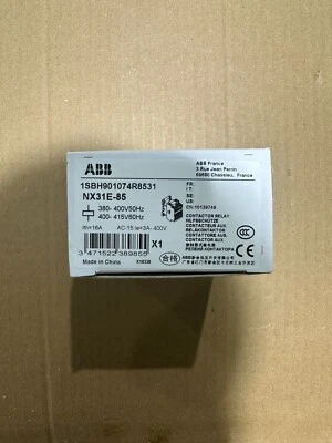 Brand new ABB Contactor Relay NX31E-85 380-400V50Hz/400-415V60Hz 1SBH901074R8531 - Image 1 of 4