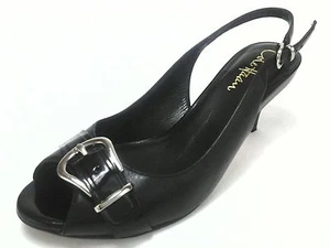 COLE HAAN Heels SHOES Black Patent leather AIR Comfort Womens US 6 EU 36 $168 - Picture 1 of 8