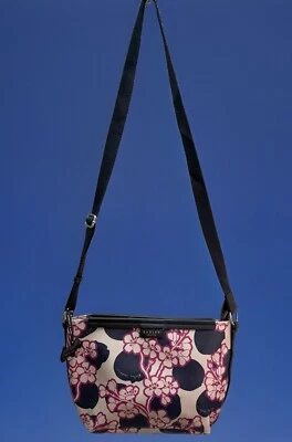 Bolso de Hombro RADLEY LONDON Punto Flor Estampado Floral con Cremallera, Usado en Excelente Condición Foto 1 de 4