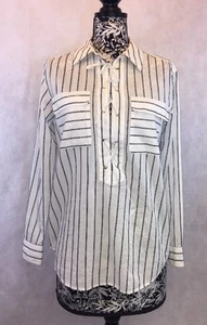 Equipment Damen Top Größe S/P Neu mit Etikett 100% Baumwolle Streifen - Bild 1 von 11