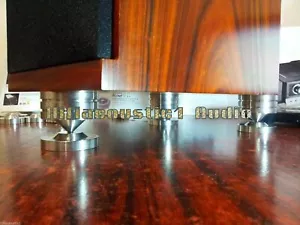 4er Set Hifi Edelstahl 37-49 mm Lautsprecher Spike Fuß Ständer Kegelsockel - Bild 1 von 3