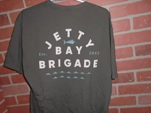 JETTY BAY BRIGADE MENS LOGO TSHIRT SIZE XL - Picture 1 of 4