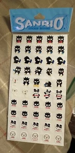 Vintage NIP 1994 1998 Sanrio "Badtz-Maru" Stickers  RARE - Picture 1 of 4