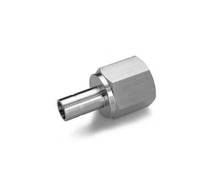 3/8 Tube x 1/2 FNPT 316ss Adapter Fitting HAM-LET 739LFSS3/8X1/2 - Picture 1 of 1