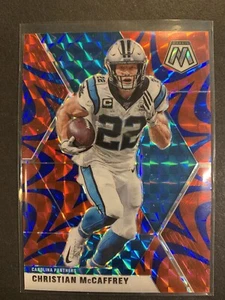 2020 Mosaic Christian McCaffrey Reactive Blue Prizm Refractor PANTHERS NFL 🔥 - Picture 1 of 2