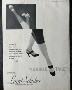 Anuncio de zapatos Laird Schober años 50 - 1952 - Imagen 1 de 1