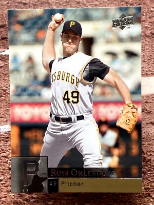 2009 Upper Deck Ross Ohlendorf #826 Pittsburgh Pirates - Image 1 of 2