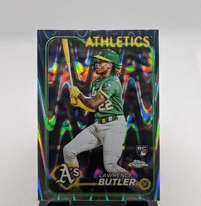 2024 Topps Chrome Lawrence Butler Raywave RC #5 | ATHLETICS - Picture 1 of 2