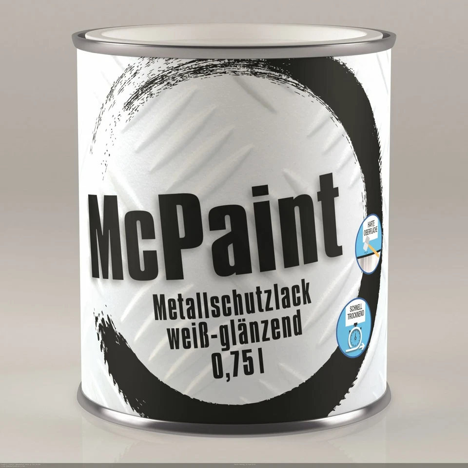 McPaint Rostschutzlack Metallschutz 750ml (20,28€/1l) - Bild 1 von 1