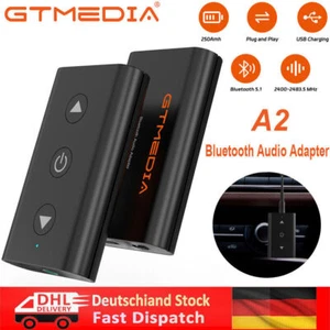 Bluetooth MUSIK Transmitter Empfänger 5.1 Sender 2in1 Audio Adapter TV Kopfhörer - Bild 1 von 17