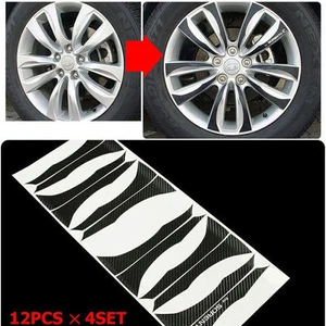 2010+ SORENTO R 18inches Carbon Wheels Mask Decal Sticker No.26 car Trim - Picture 1 of 1