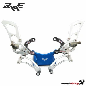 Robby Moto Naked rear sets in silver ergal for Ducati Hypermotard - Picture 1 of 5