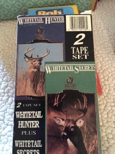 Whitetail Hunter / Whitetail Secrets - Two Tape VHS Set - Deer Hunting Shooting - Picture 1 of 1