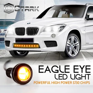 Eagle Eye 18mm 5730SMD High Power LED Fog Light DRL Backup Signal Bulbs - ORANGE - Picture 1 of 12