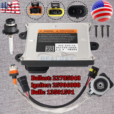 For 2010-16 Cadillac SRX Xenon Ballast & D2S Bulb Igniter Control Unit Computer - Image 1 of 4