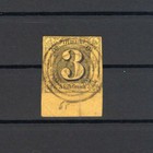 Thurn & Taxis 3 Sgr. Mi.Nr. 6 mit Bogenrand gestempelt 1852