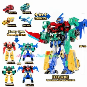Quantum Heroes Dinoster Guardians Metatron Dino Transform Roboter Figur Spielzeug - Bild 1 von 14