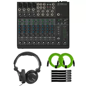 Mackie 1202VLZ4 12-Channel Compact DJ Pro Audio Live Mixer w Headphones - Picture 1 of 12