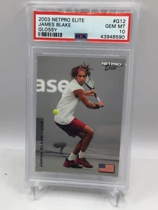 2003 Netpro Elite Glossy #G12 James Blake Rookie PSA 10 - Picture 1 of 2