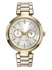 Esprit Uhr Damenuhr Edelstahl Datum Gold ES109512004 statt € 139,90 - Bild 1 von 1