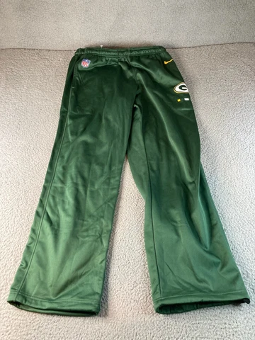 Green Bay Packers Nike NFL On Field Apparel Dri-Fit Sweat Pants Men Extra Large Cover