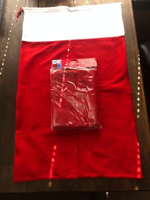 Large Christmas Santa Claus Felt Toy/Gift Bag Sack 22 in x 34 in New In Package - Image 1 of 3