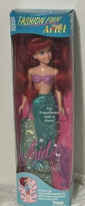 1993 La Sirenetta 10" Ariel Fashion Fun Doll Figure TYCO #1832 NRFB Vintage - Foto 1 di 8