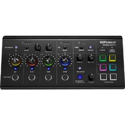 Roland Bridge Cast X Dual-bus Pro Streaming Mixer Ship From Japan - Image 1 of 3