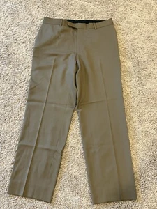 Vintage Men's Hugo Boss James Brown Wool Pants USA - Size 35 x 31.5 - Picture 1 of 13