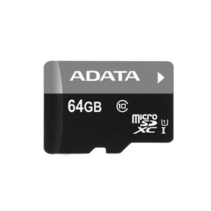 Cartes mémoire Micro SD SDHC 64 Go ADATA - Photo 1 sur 1