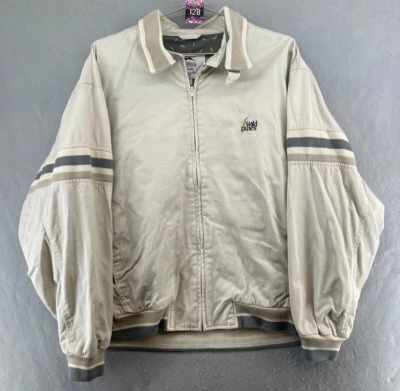 Chaqueta Slazenger Para Hombre Grande Caqui Golf Exterior De Colección Cremallera Completa Foto 1 de 4